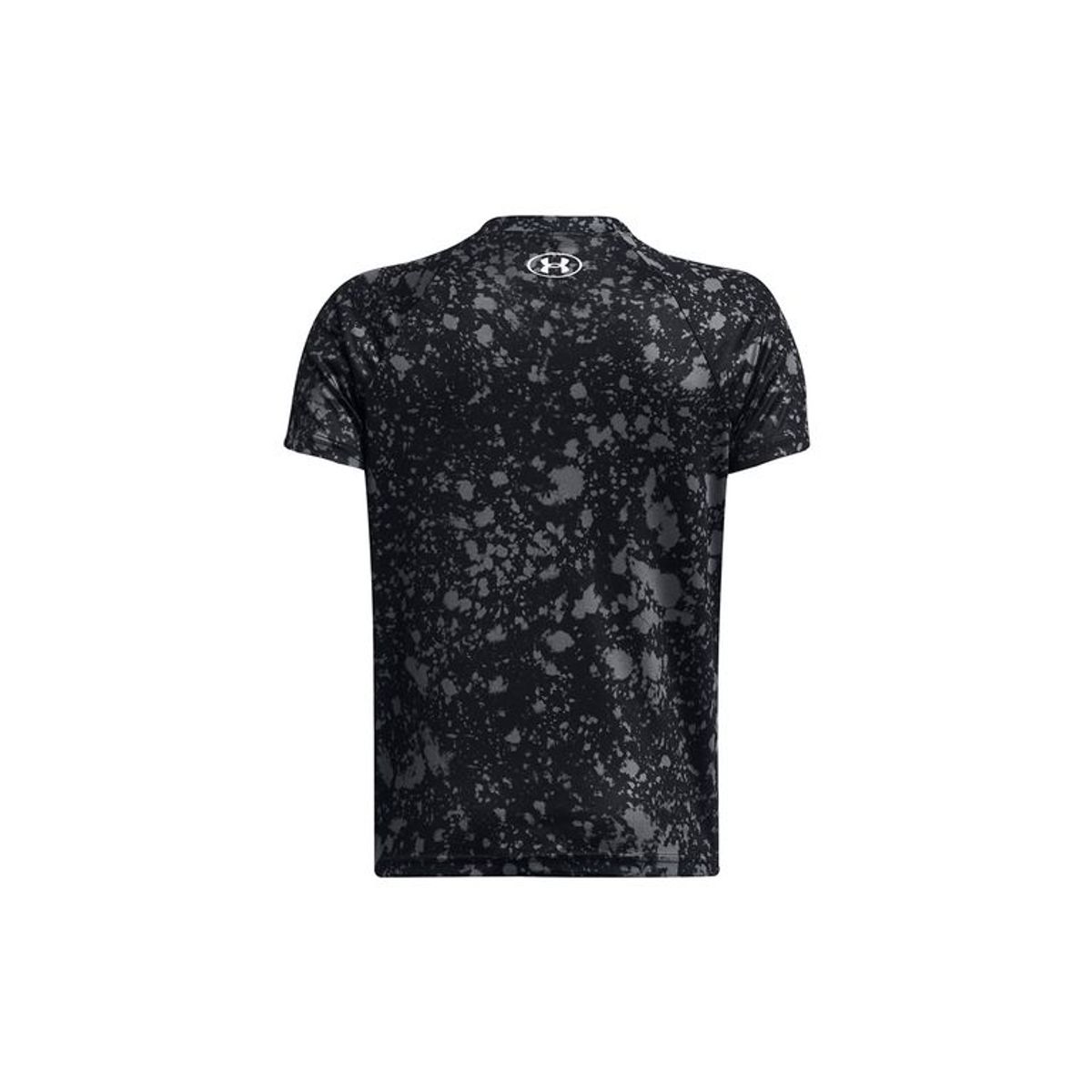 UNDER ARMOUR - Polera Manga Corta Big Logo UA Niño Negro UNDER ARMOUR