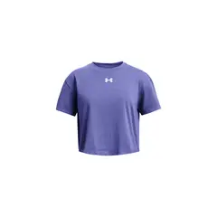 UNDER ARMOUR - Polera Manga Corta Crop Sports Niña Morado