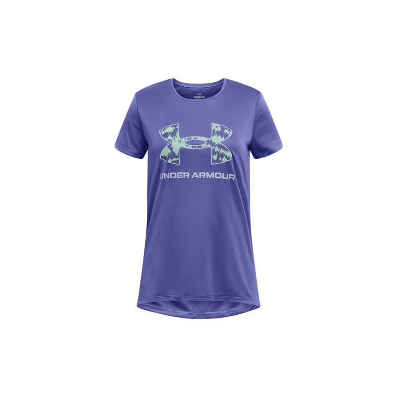 UNDER ARMOUR - Polera Manga Corta UA Tech Niña Morado UNDER ARMOUR