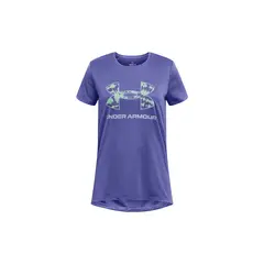 UNDER ARMOUR - Polera Manga Corta UA Tech Niña Morado