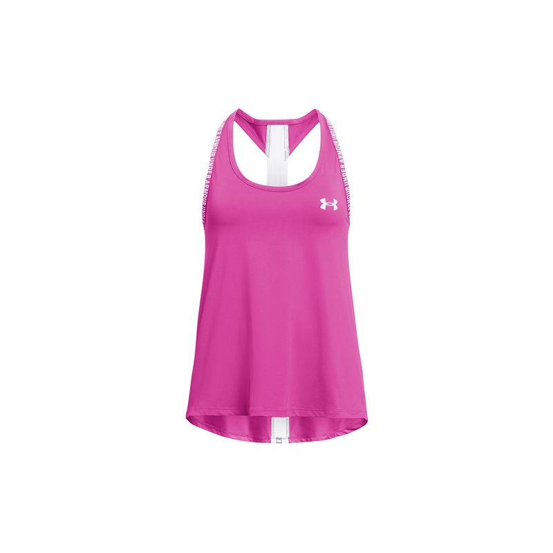 UNDER ARMOUR - Polera Sin Mangas UA Knockout Niña Rosado UNDER ARMOUR