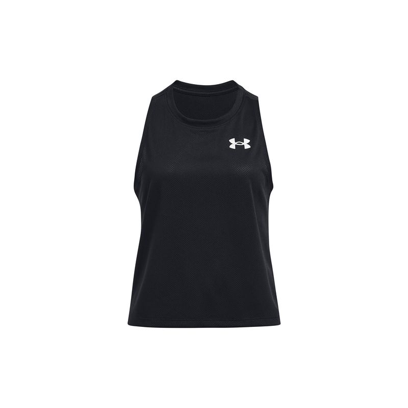 UNDER ARMOUR - Polera sin mangas UA Tech para niña Negro UNDER ARMOUR