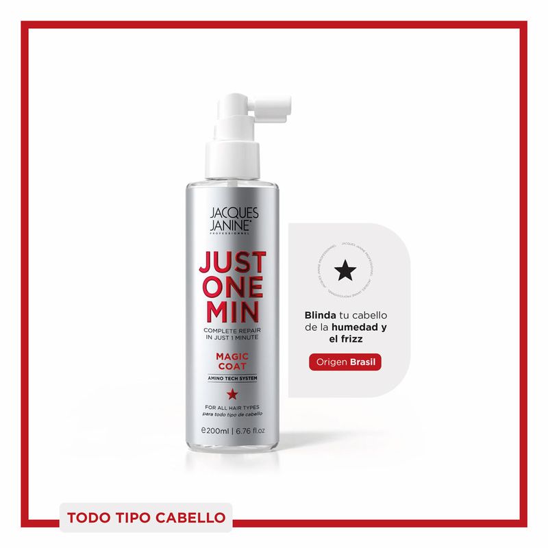 JACQUES JANINE - Magic Coat Jacques Janine Just One Min 200ml para Brillo Intenso