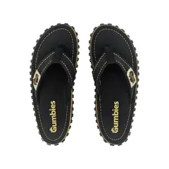 GUMBIES - Sandalia Hombre Íslander Flip-Flop Negro