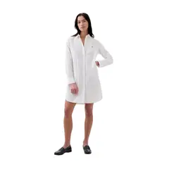 GAP - Vestido Camisero Mujer Blanco