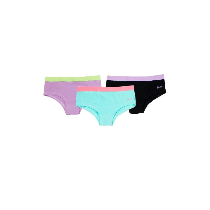 FICCUS - Pantaleta Teens Niña Ri Multicolor