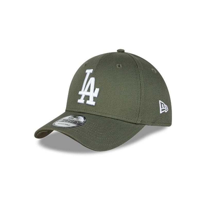 NEW ERA - Gorra 9Forty Los Angeles Dodgers MLB Core Basics New Olive