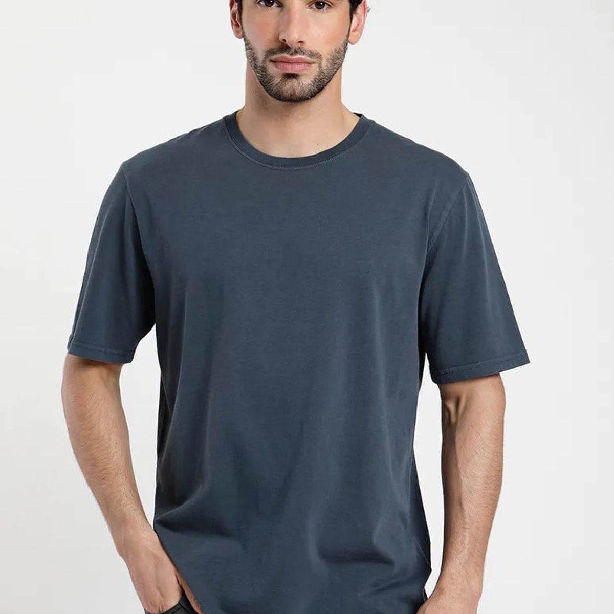 FROENS - Polera Manga Corta Hombre Ranita Azul Froens