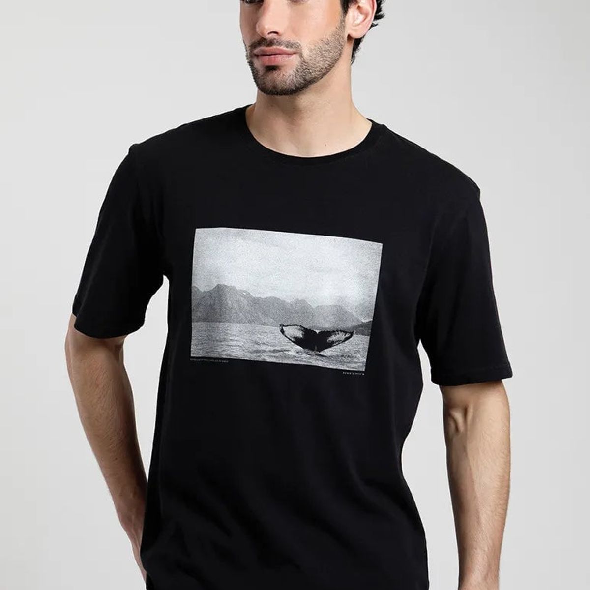 FROENS - Polera Manga Corta Hombre Musa Azul Froens