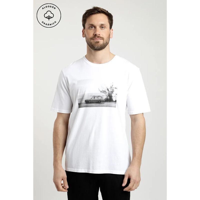 FROENS - Polera Manga Corta Hombre Musa Azul Froens