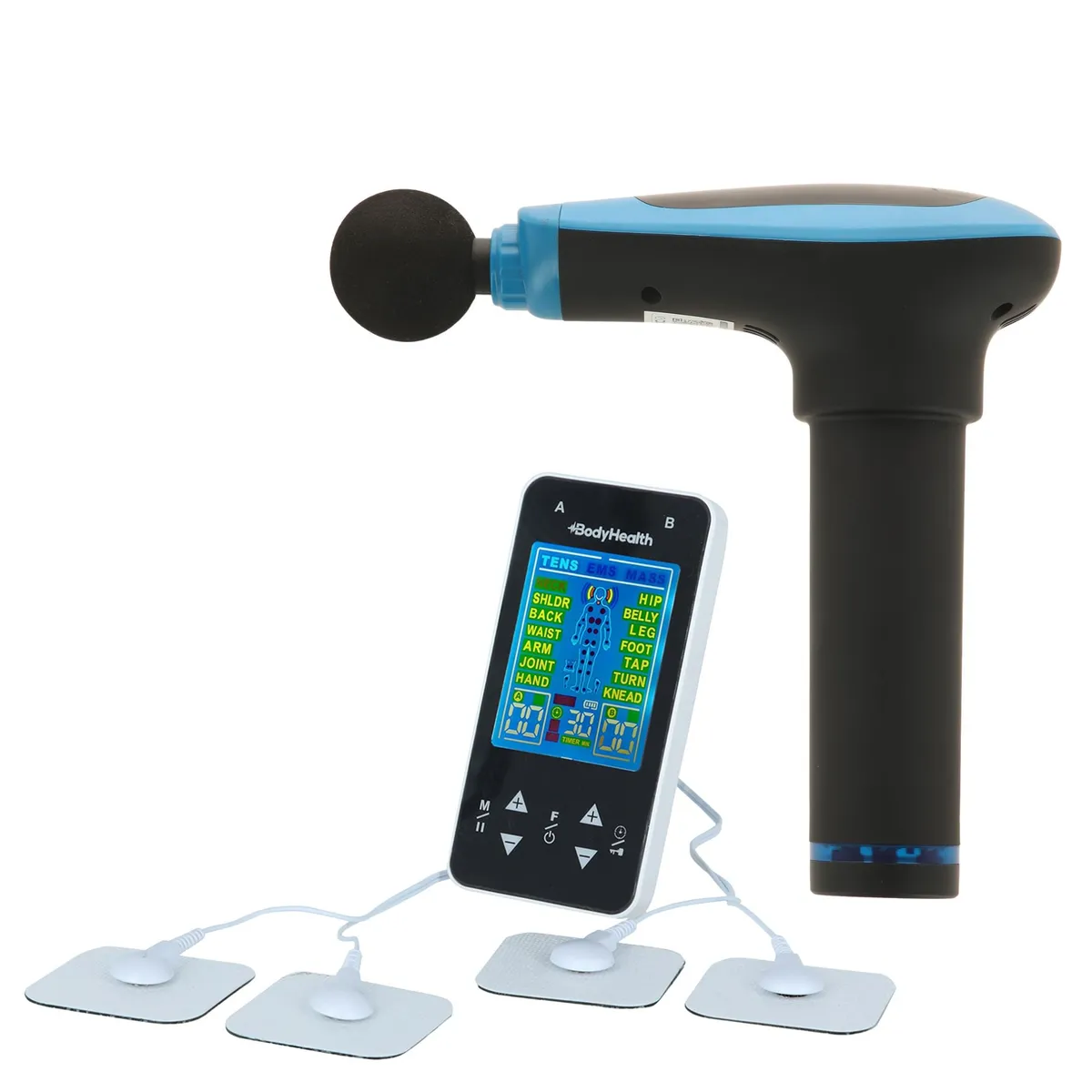 BODYHEALTH - Pack TherapyGun BX + Electro Estimulador Nopain FX