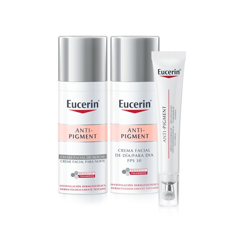 EUCERIN - EUCERIN Pack Rutina Antipigment Crema Facial Dia+Noche+Ojo