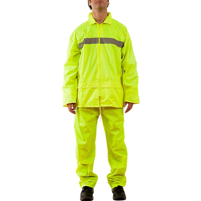 ALASKA - Traje Ejecutivo Amarillo Fluor
