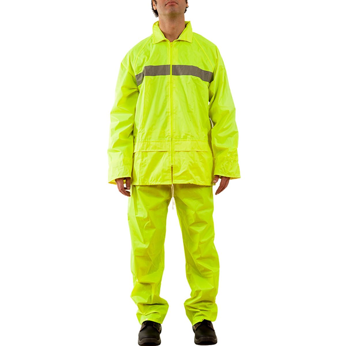 ALASKA - Traje Ejecutivo Amarillo Fluor