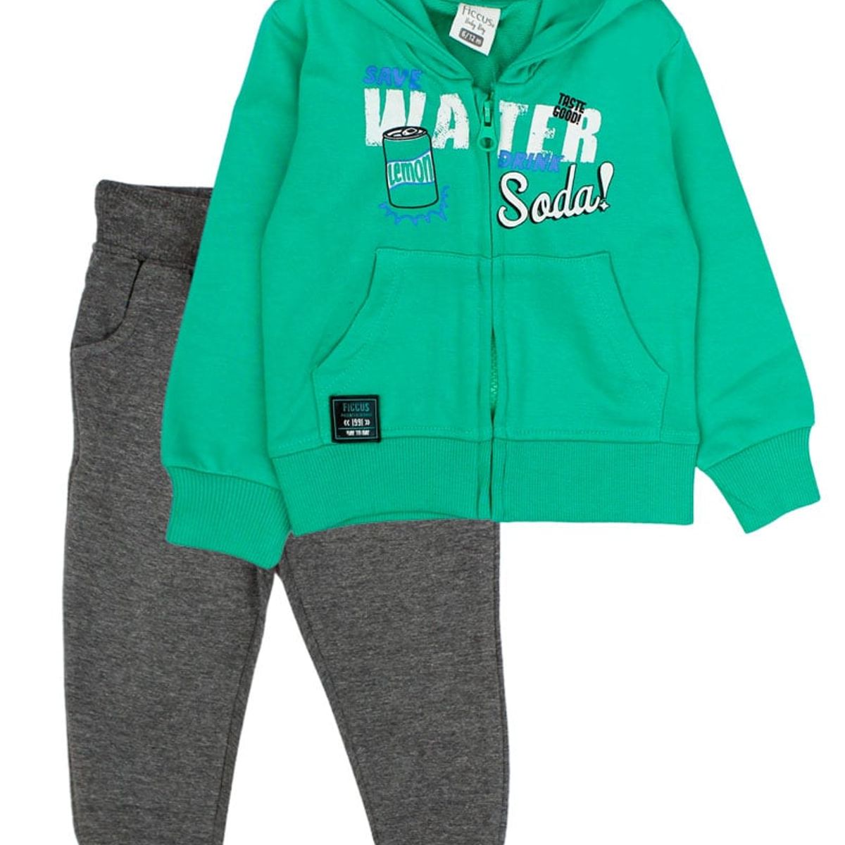 FICCUS - Buzo Bebé Niño Day To Day Verde