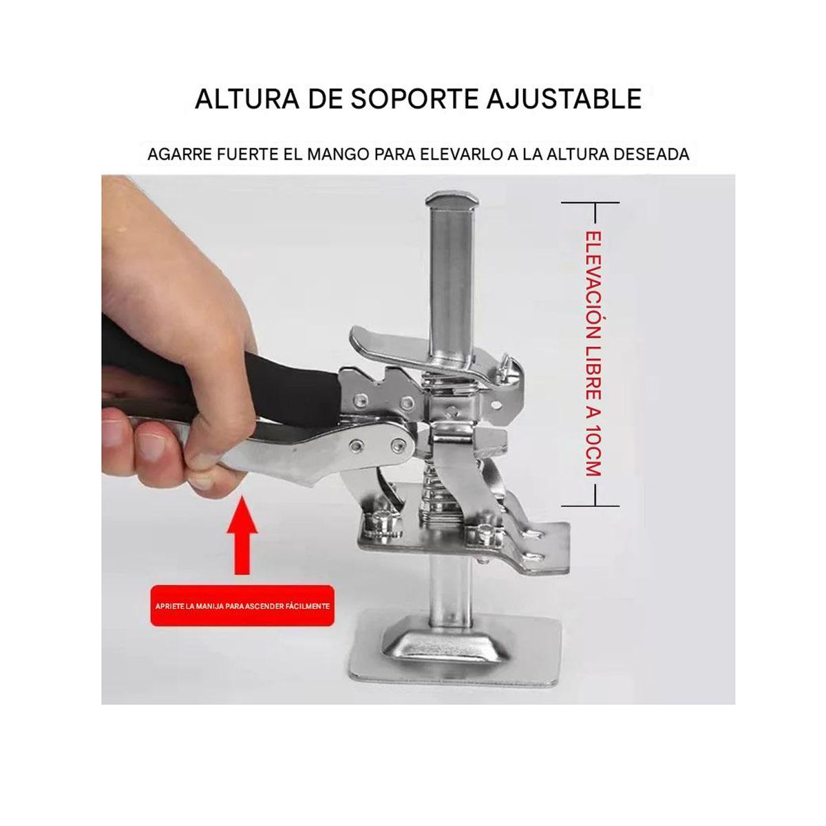 GENERICO - Elevador Nivelador Manual 120 Kg Multiuso Muebles Azulejos