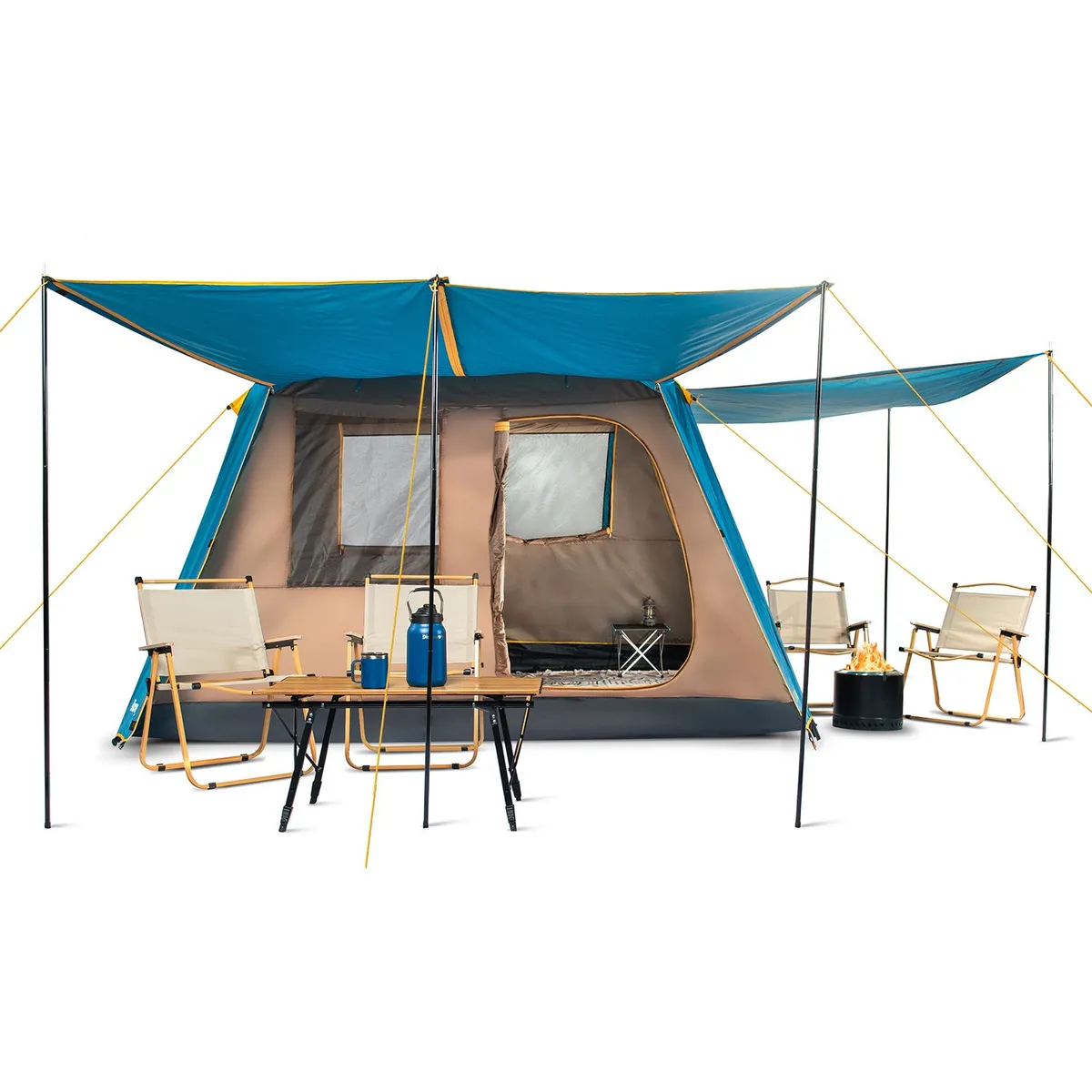 DISCOVERY - Carpa Camping Dolomites 6, 6 personas techo largo 3000 mm