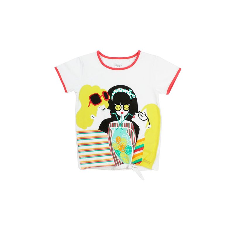 FICCUS - Polera Kids Niña Energy Blanco