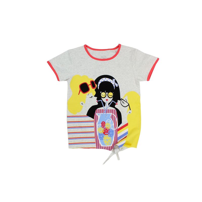 FICCUS - Polera Kids Niña Energy Gris