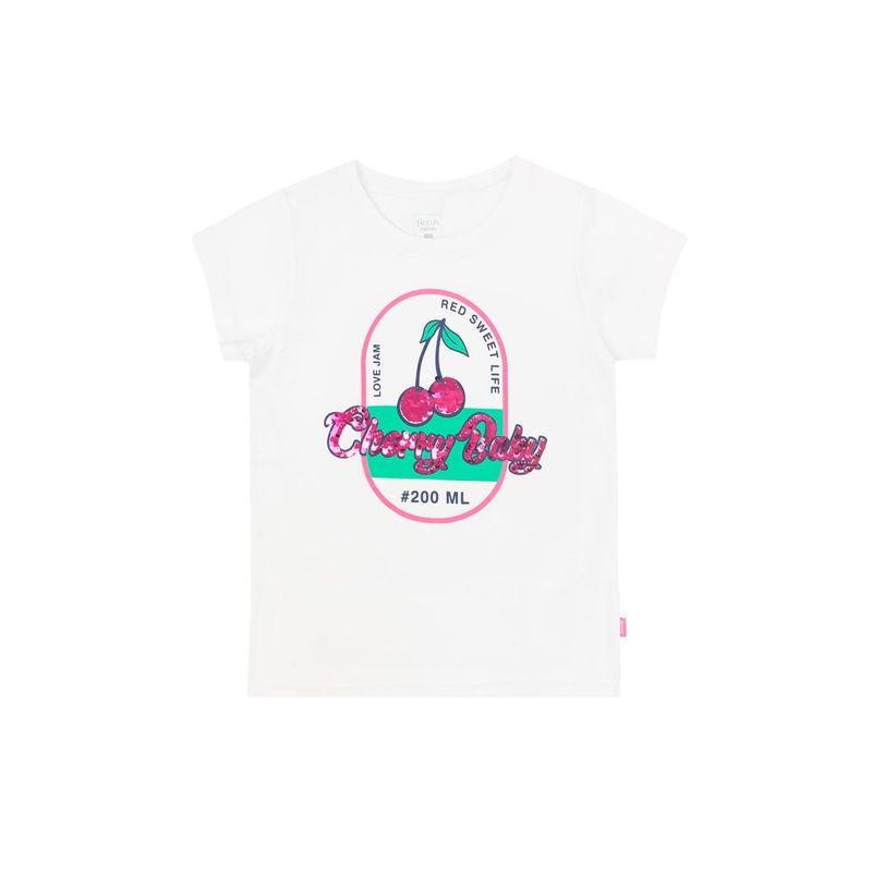 FICCUS - Polera Junior Niña Day To Day Blanco