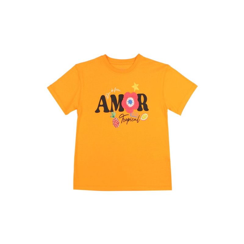 FICCUS - Polera Junior Niña Energy Naranjo