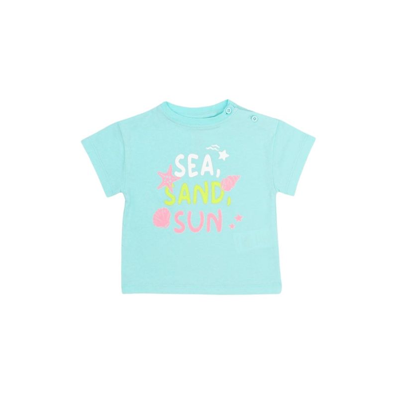 FICCUS - Polera Bebé Niña Malibu Turquesa