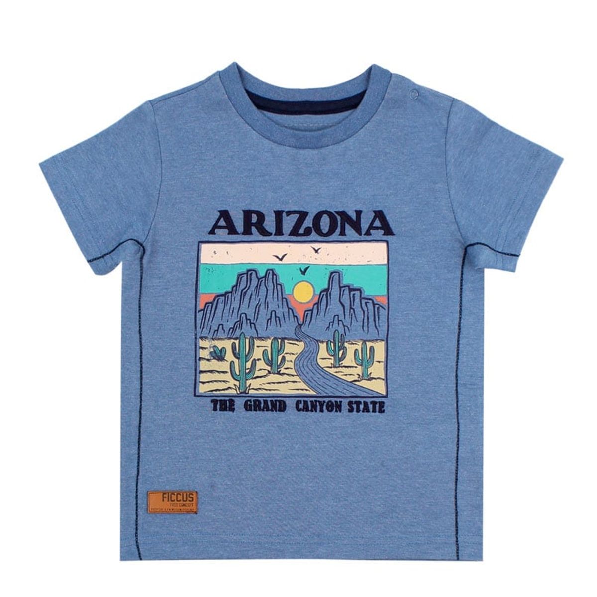 FICCUS - Polera Kids Niño Free Azul