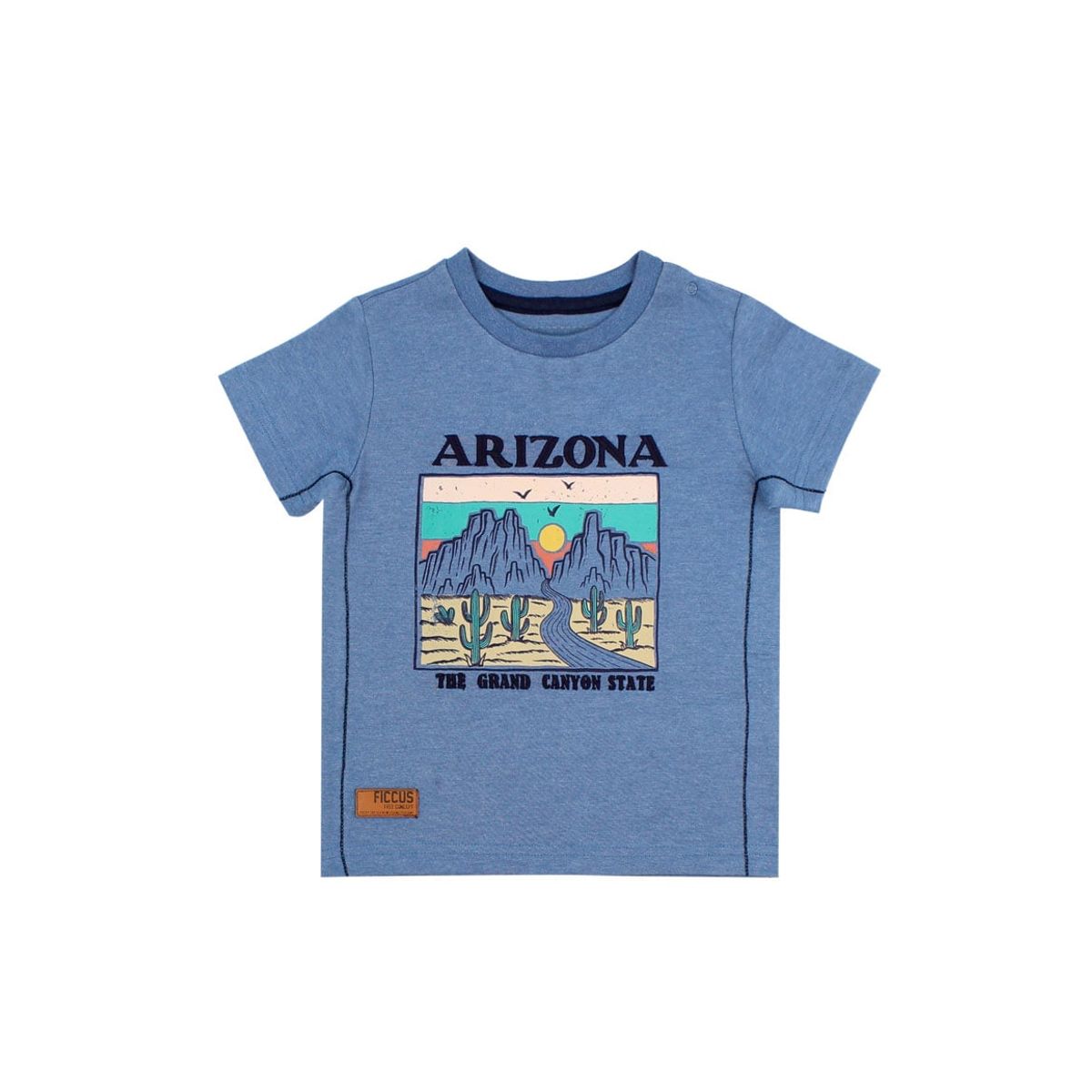 FICCUS - Polera Kids Niño Free Azul