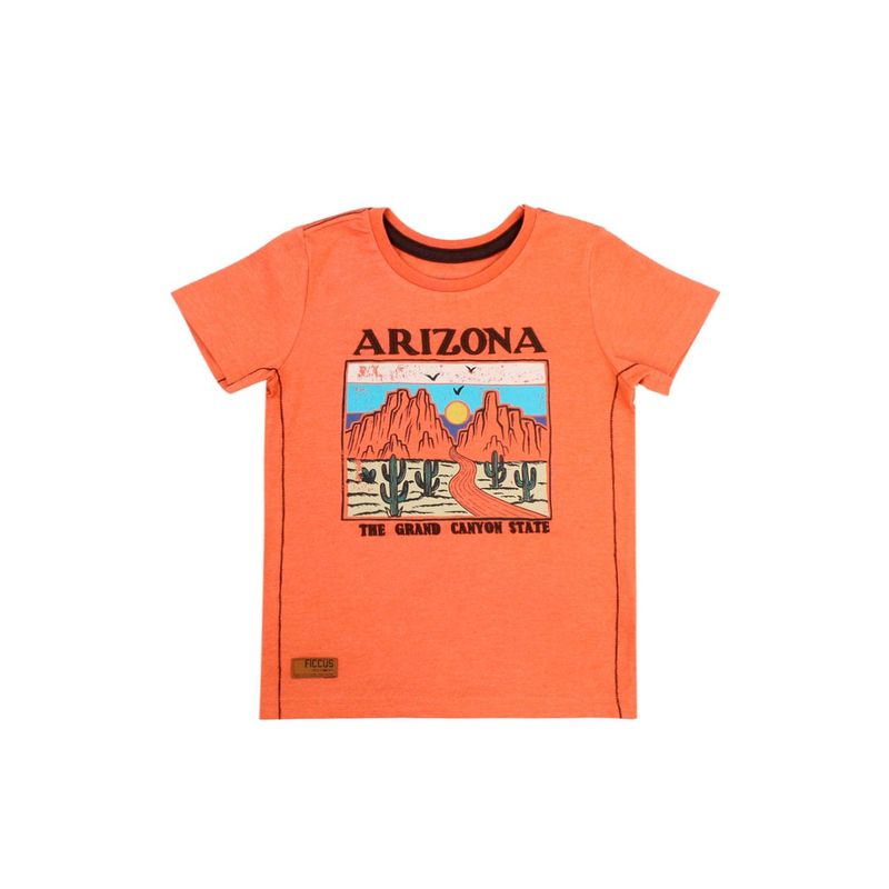 FICCUS - Polera Kids Niño Free Naranjo