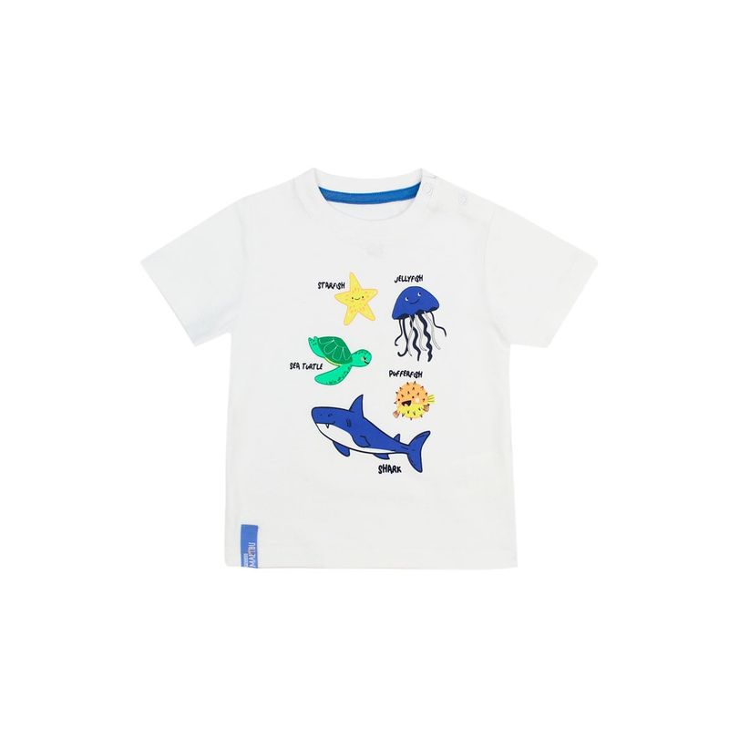 FICCUS - Polera Bebé Niño Malibu Blanco