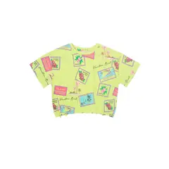 FICCUS - Polera Junior Niña Malibu Verde Lima.
