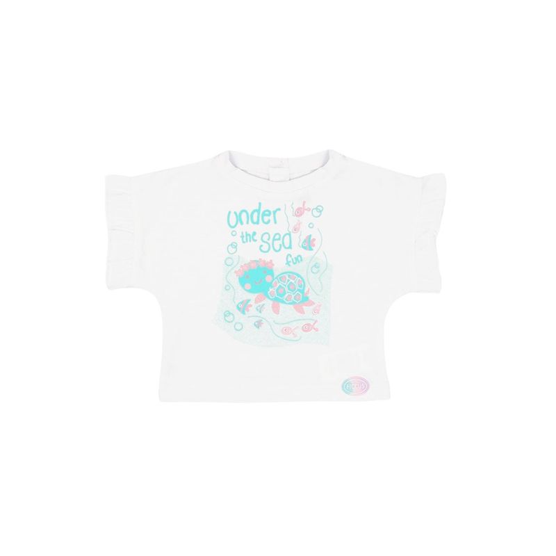 FICCUS - Polera Bebé Niña Malibu Blanco