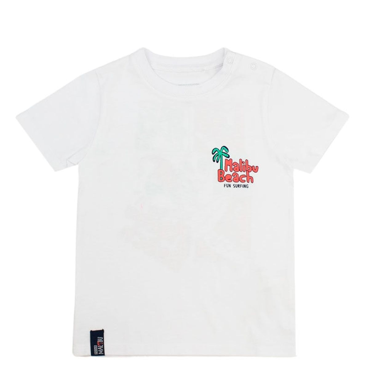 FICCUS - Polera Kids Niño Malibu Blanco