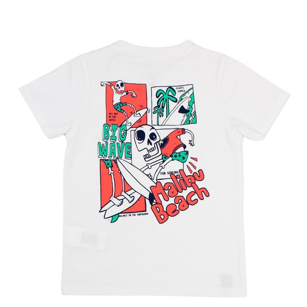 FICCUS - Polera Kids Niño Malibu Blanco