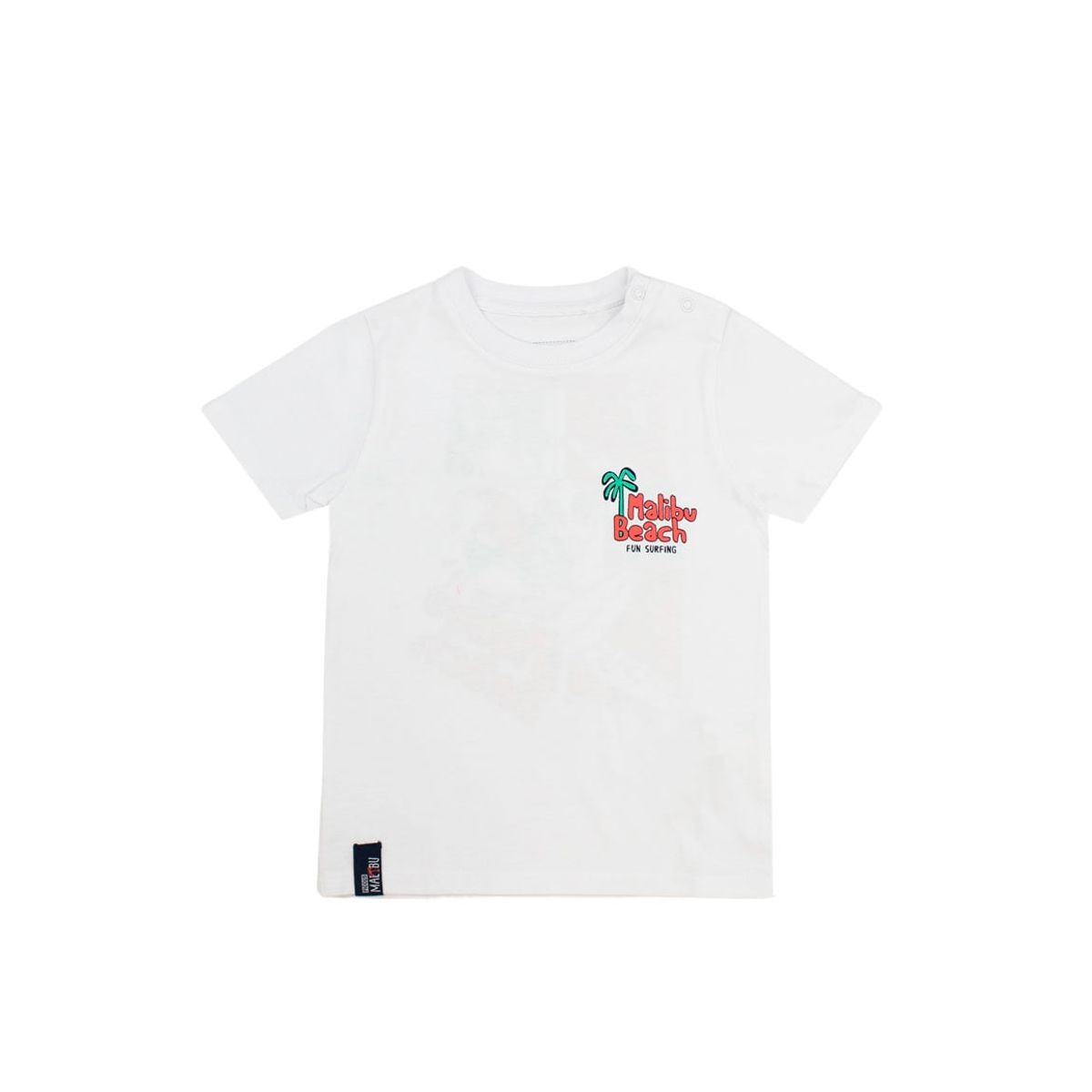 FICCUS - Polera Kids Niño Malibu Blanco