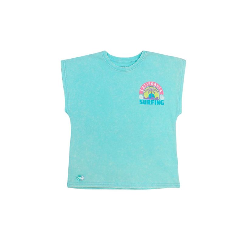 FICCUS - Polera Junior Niña Malibu Turquesa