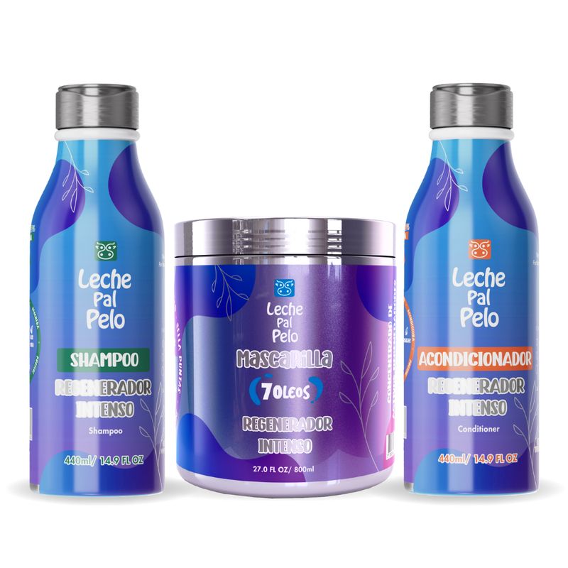 LECHE PAL PELO - Kit Regenerador Intenso Leche pal Pelo