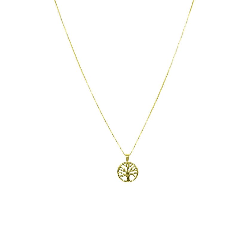 ANDREA COGGIOLA JOYAS - Collar Árbol De La Vida Veneciana Enchapado Oro 18K