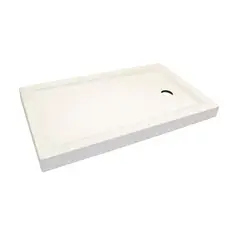 STRETTO - Receptáculo de Ducha con Desague y Soporte 140x70x9 cm