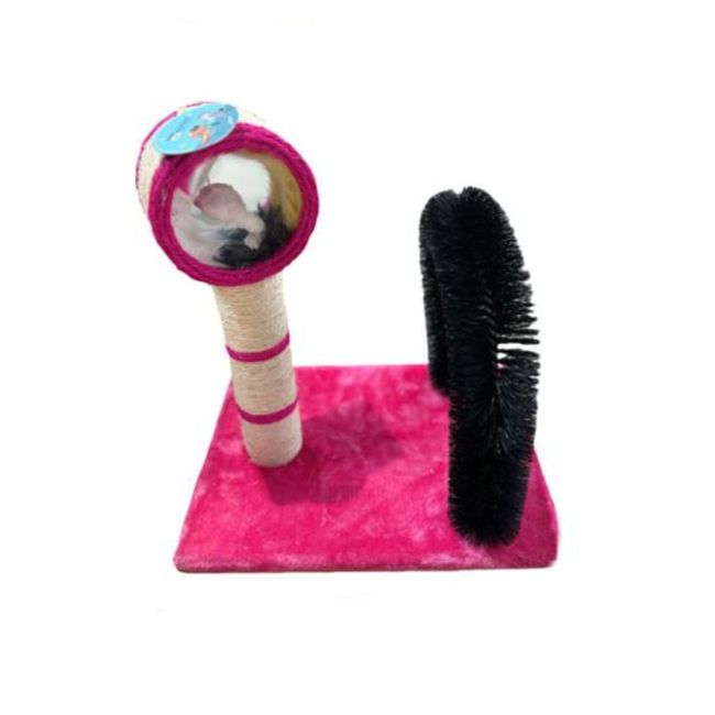 GENERICO - Rascador Torre Multiuncional Con Cepillo Para Gatos Juguete