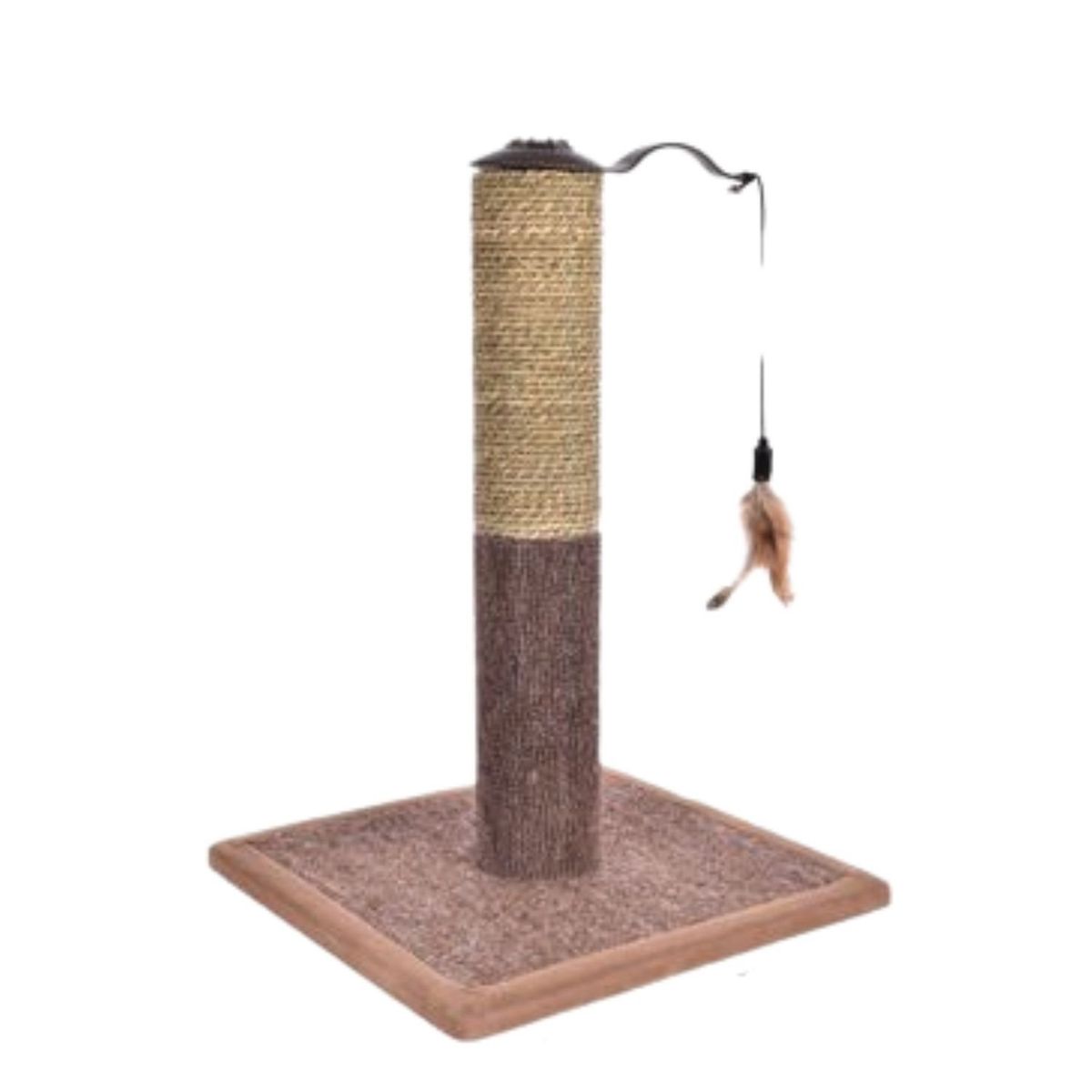 GENERICO - Rascador Para Gatos Forma Poste Escalador Con Juguete