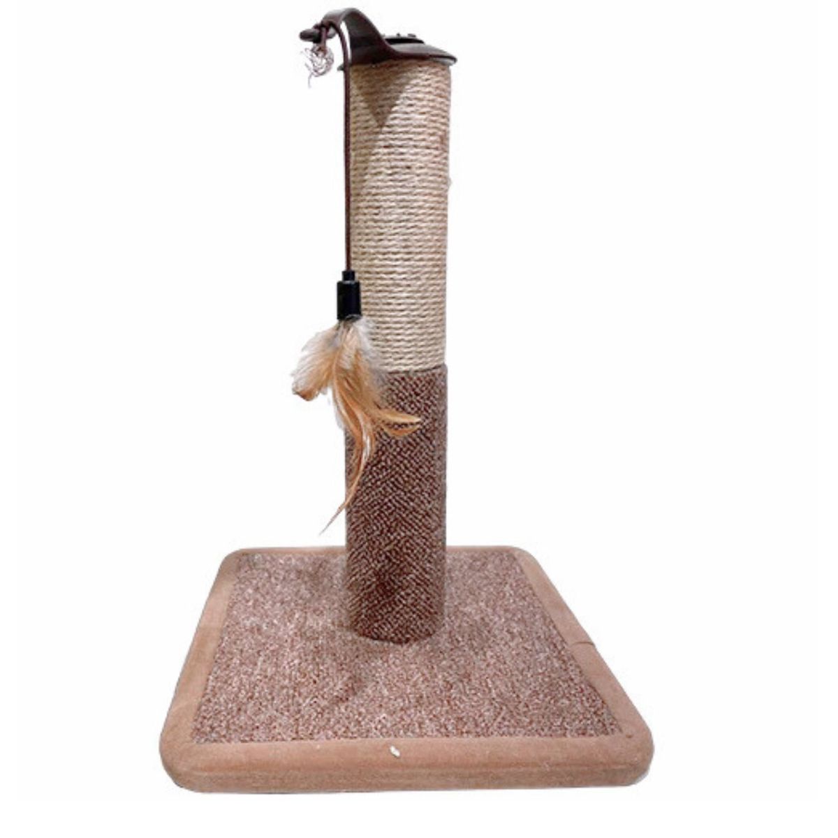 GENERICO - Rascador Para Gatos Forma Poste Escalador Con Juguete