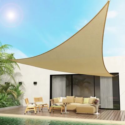 Imagen 2 del producto Vela Lona Toldo Sombreadora Triangular 5x5x5m Proteccion UV