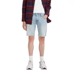 LEVIS - Shorts Hombre 412 Slim Celeste