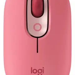 LOGITECH - POP Mouse Silent Wireless Rosado Con función de Emojis