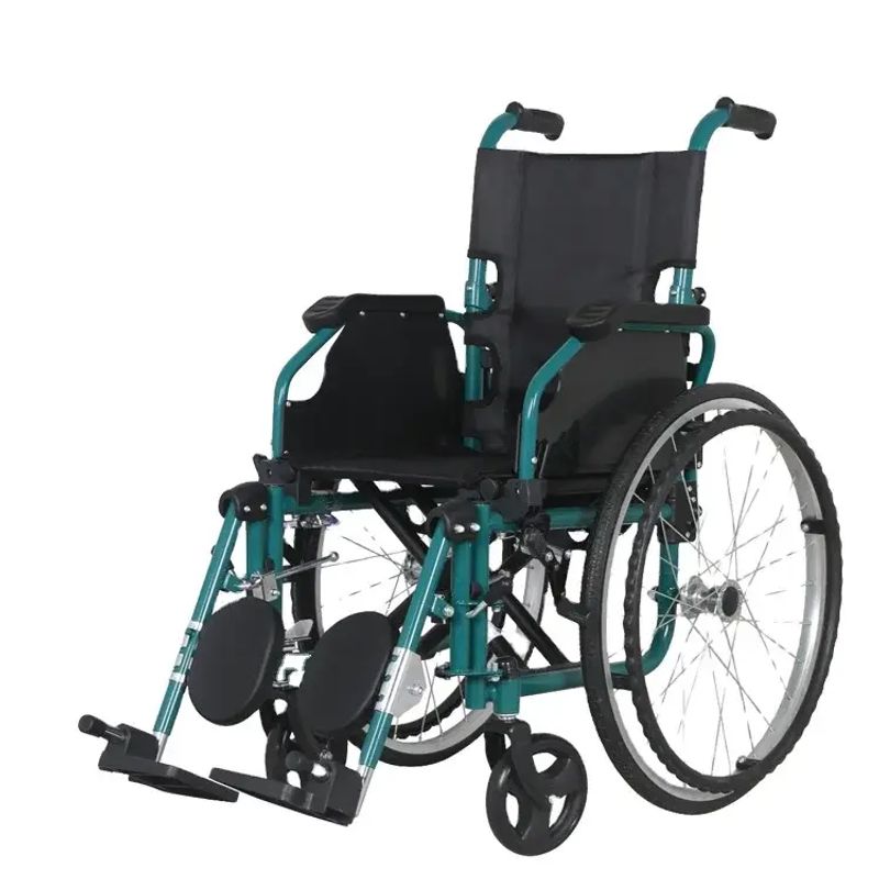 MEDICALTEC - Silla de Ruedas Pediatrica - Silla manual de Acero