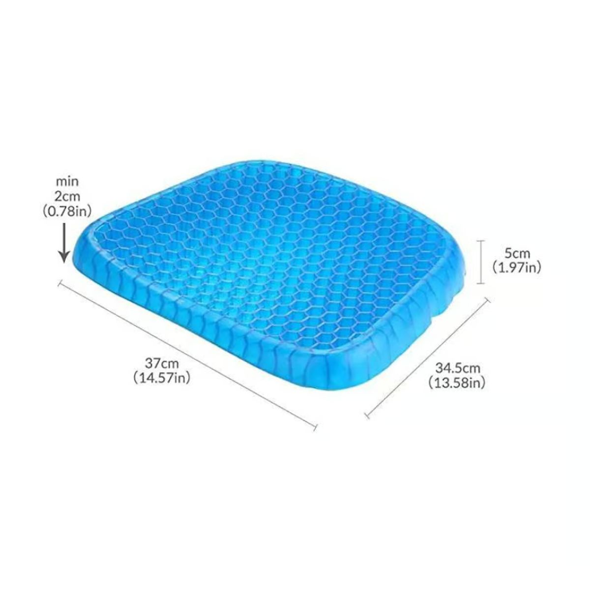 GENERICO - Almohada Cojín De Silicona Para Asiento Hogar Trabajo Auto