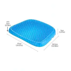 GENERICO - Almohada Cojín De Silicona Para Asiento Hogar Trabajo Auto.