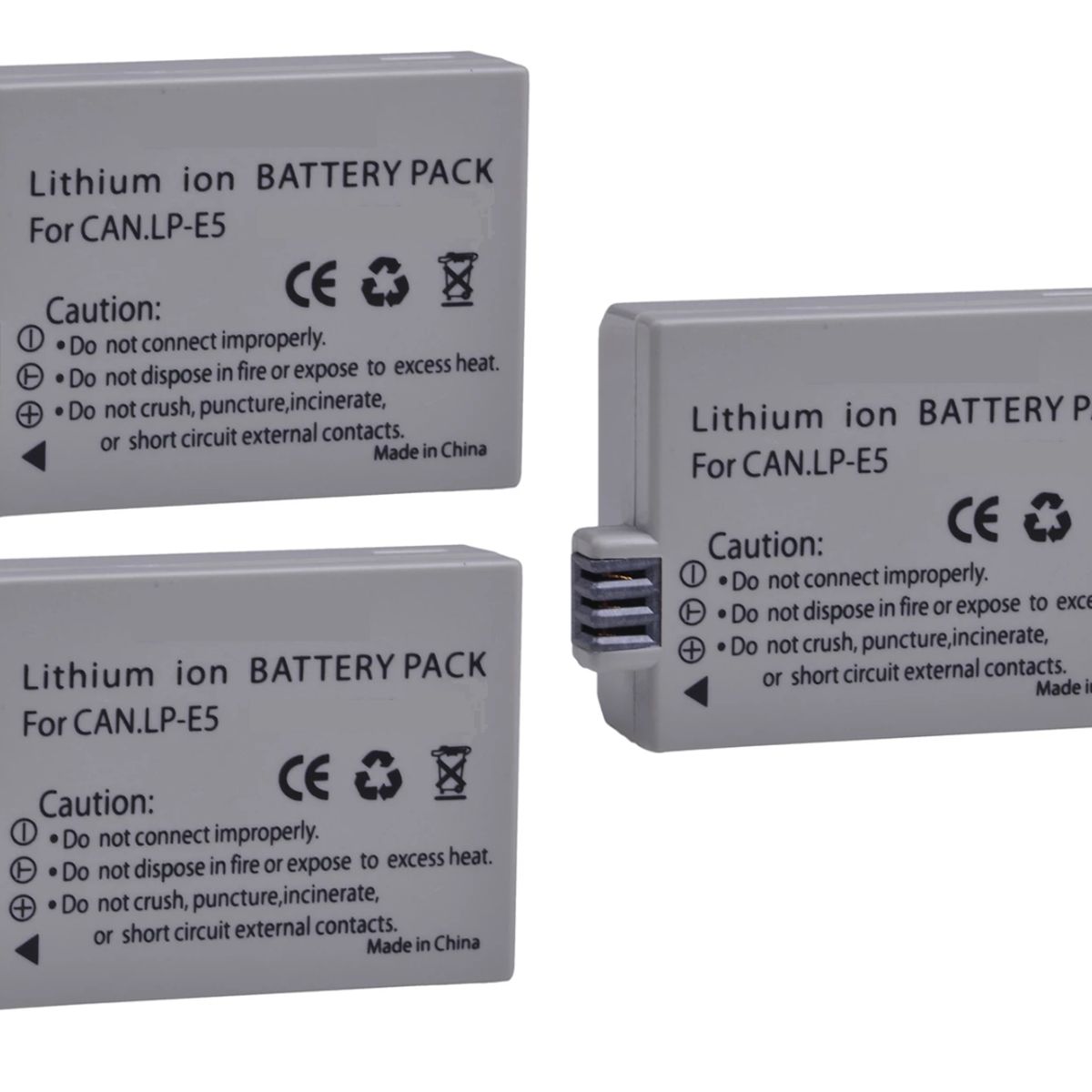 GENERICO - 3 BATERÍAS LP-E5 CANON ALTERNATIVA