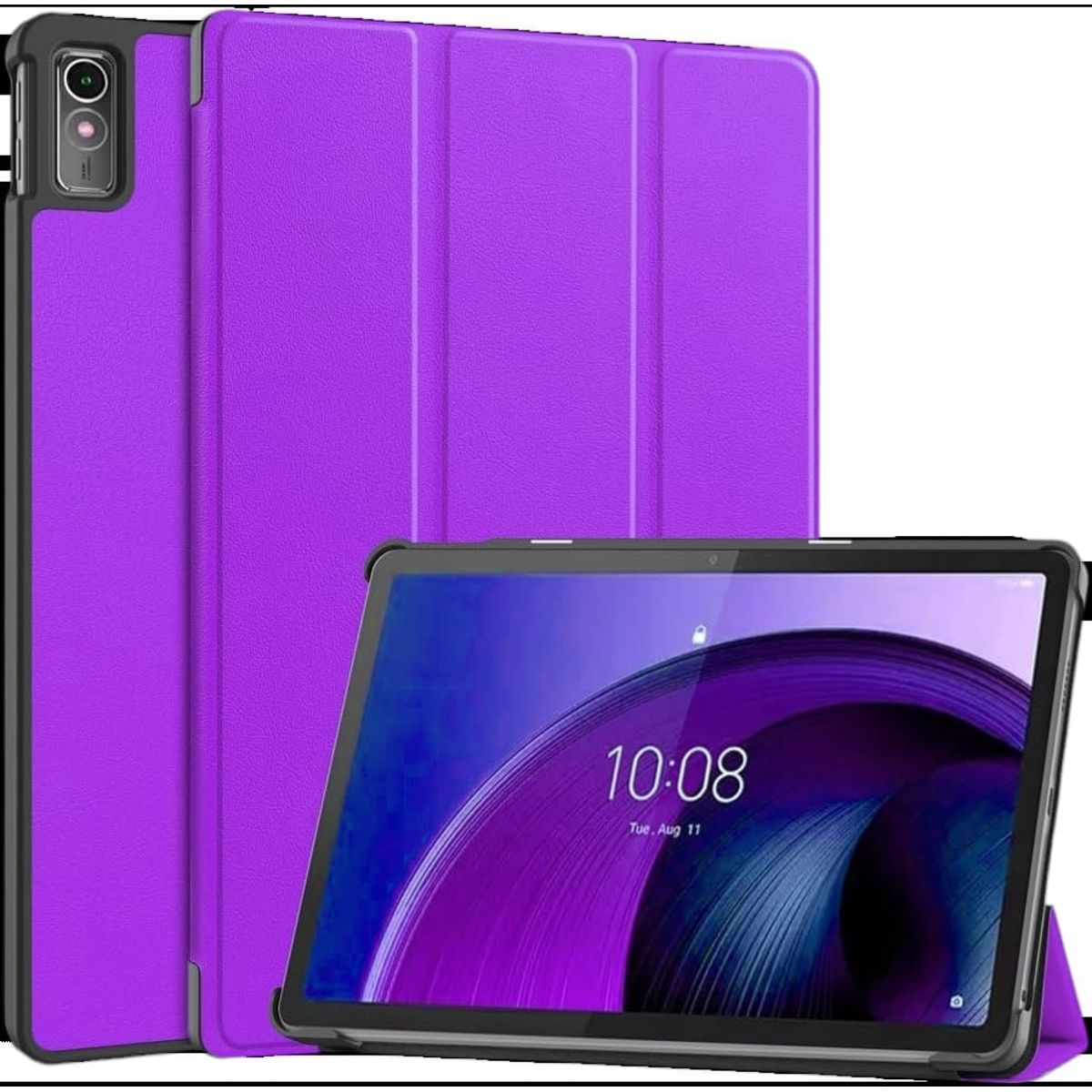 GENERICO - Funda Inteligente compatible con Lenovo Tab M10 5G 106 Morado